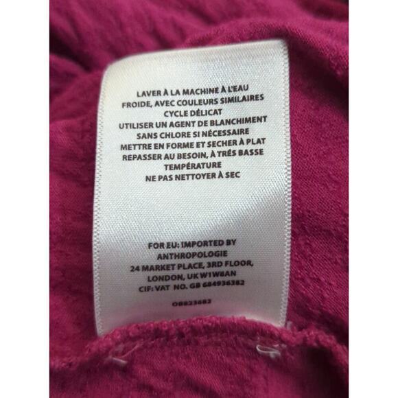 Anthropology Akemi + Kin Vizela Tank Top Woman's XS Pink Embroidered Beaded - Picture 11 of 13